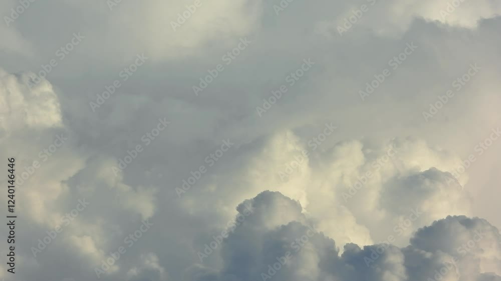 Stratocumulus Clouds time-lapse skyline forming moving over sky Cirrostratus Stratocumulus Clouds time-lapse skyline forming moving over sky Cirrostratus