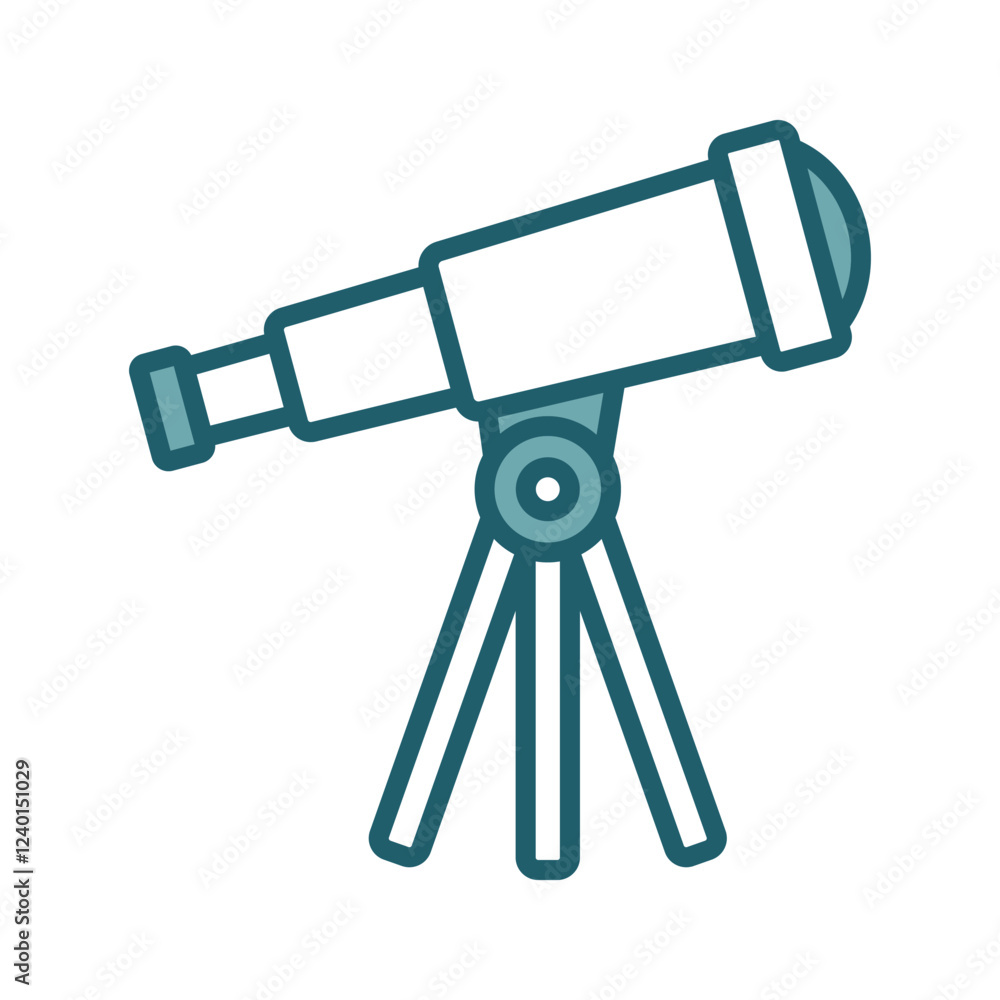 telescope icon vector design template simple and clean telescope icon vector design template simple and clean