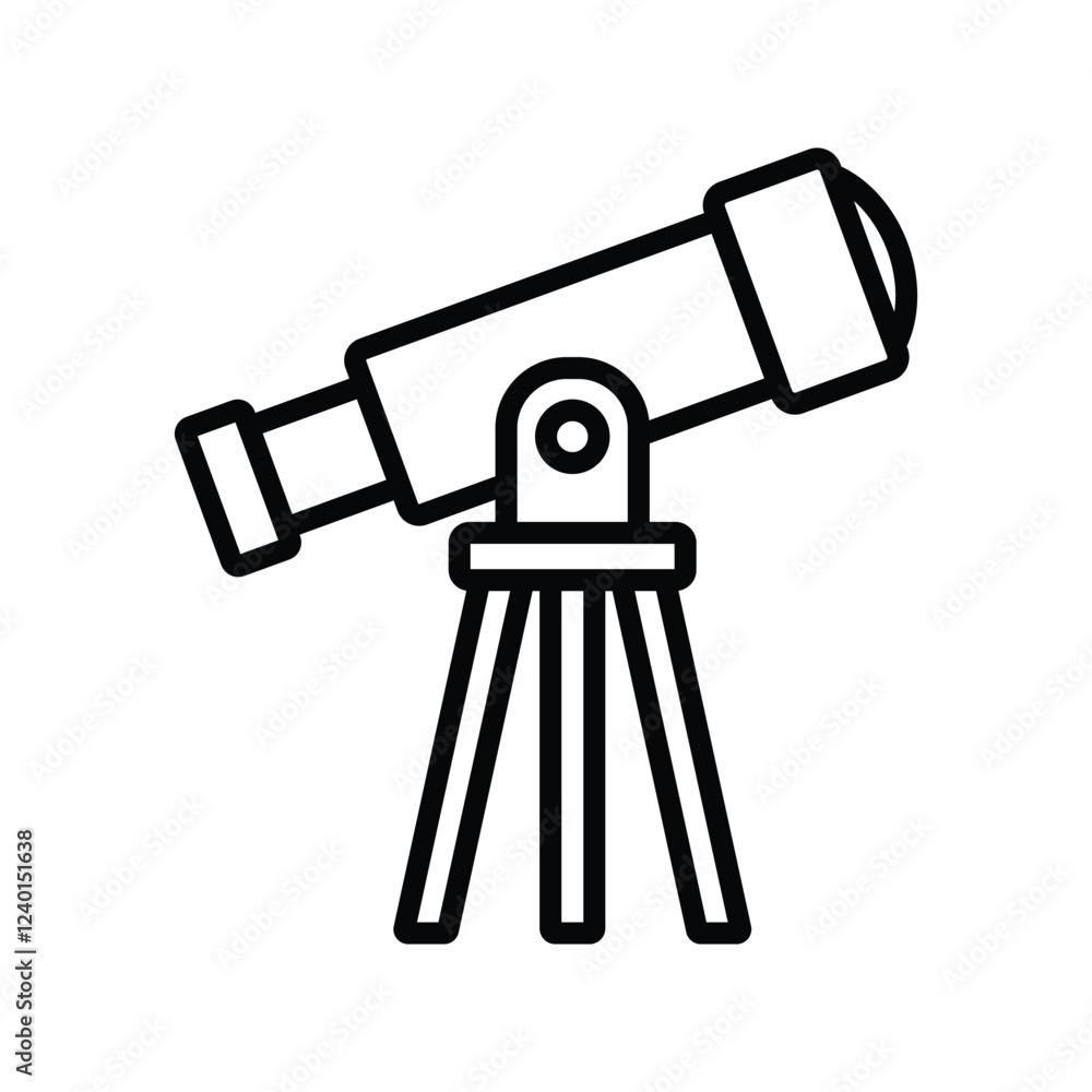 telescope icon vector design template simple and clean telescope icon vector design template simple and clean