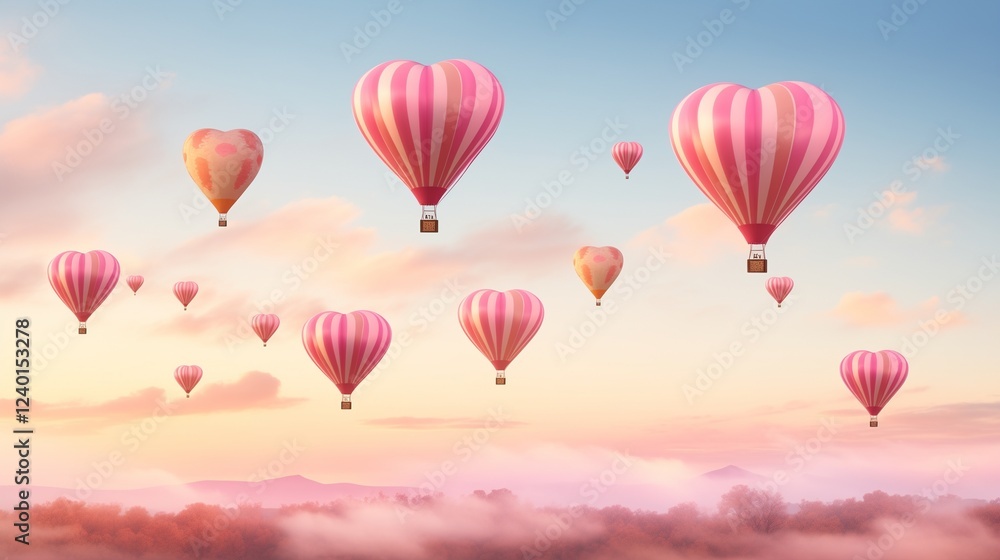 Fototapeta premium hot air balloon in sky