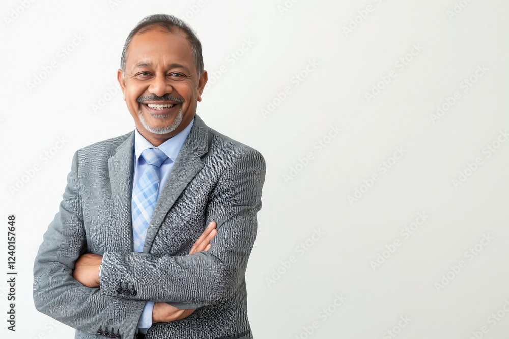 indian businessman smiling on white background indian businessman smiling on white background