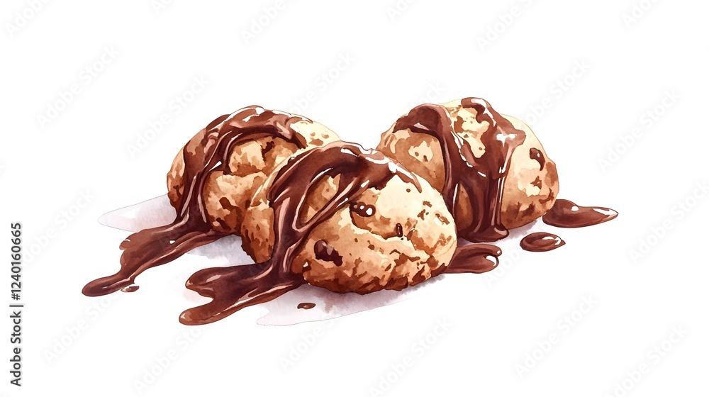 Delicious Chocolate Drizzled Cookies Delight Delicious Chocolate Drizzled Cookies Delight