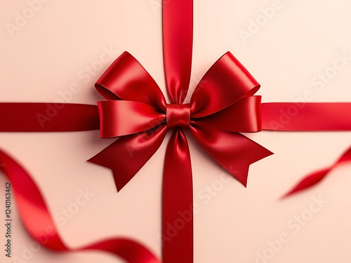 red ribbon bow