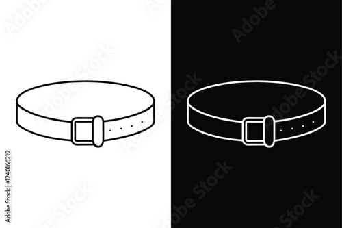 Essential Gait Belt Graphic Perfect for Medical Illustrations. gait belt icon, gait belt vector, gait belt