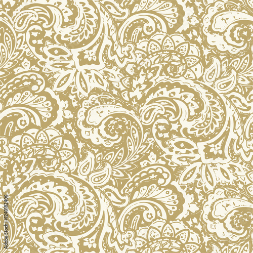 paisley textile pattern design texture,pasley textile pattern design, Magical Traditional Paisleys Seamless Pattern for wallpaper design or fabric textile printing.