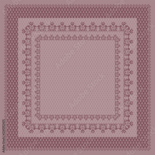 scarf design hijab seamless pattern