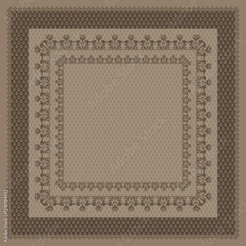 scarf design hijab seamless pattern