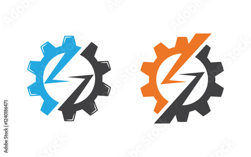 Gear work industry Vector icon design illustration