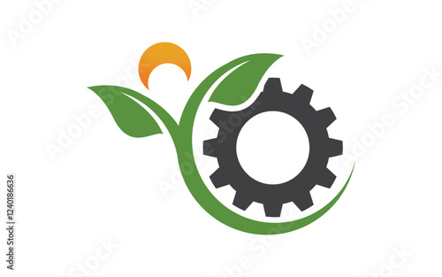 Gear work industry Vector icon design illustration