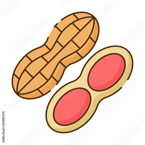 Nut food icon ﹣ commodity banner design competition  dried food icon pack