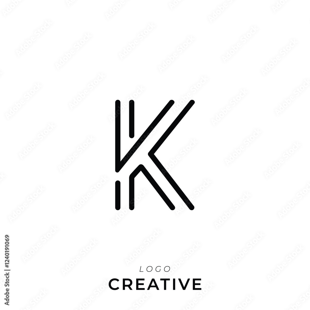 K Creative Latter Logo Design. By Custom Branding Logo. Creative Logo Design. Logo Template. Vector illustration. Modern Design. Monogram Design K Creative Latter Logo Design. By Custom Branding Logo. Creative Logo Design. Logo Template. Vector illustration. Modern Design. Monogram Design