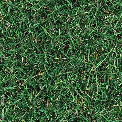 Close-up texture of lush green grass for background or design projects