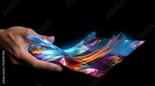 Innovative foldable and flexible display technologies reshaping the future of personal computing enabling seamless digital experiences and enhanced productivity across various devices and use cases photo