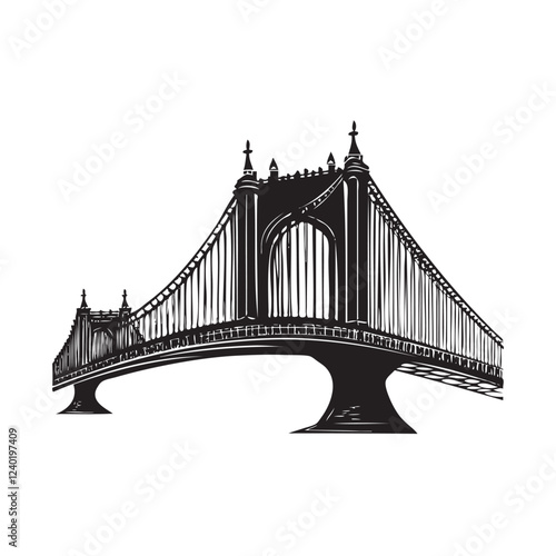 illustration of bridge