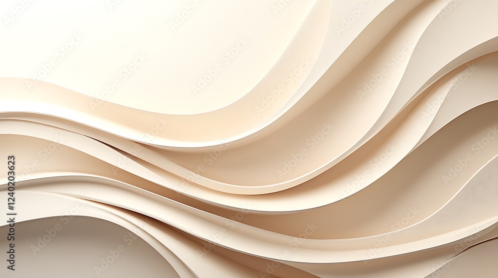 Obraz premium Beige waves abstract background (1)