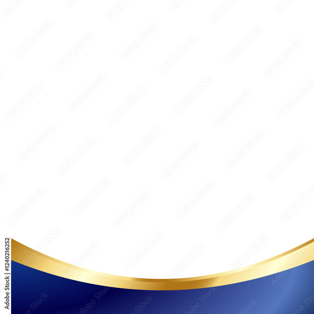 Abstract Blue Background with Gold Accent Abstract Blue Background with Gold Accent