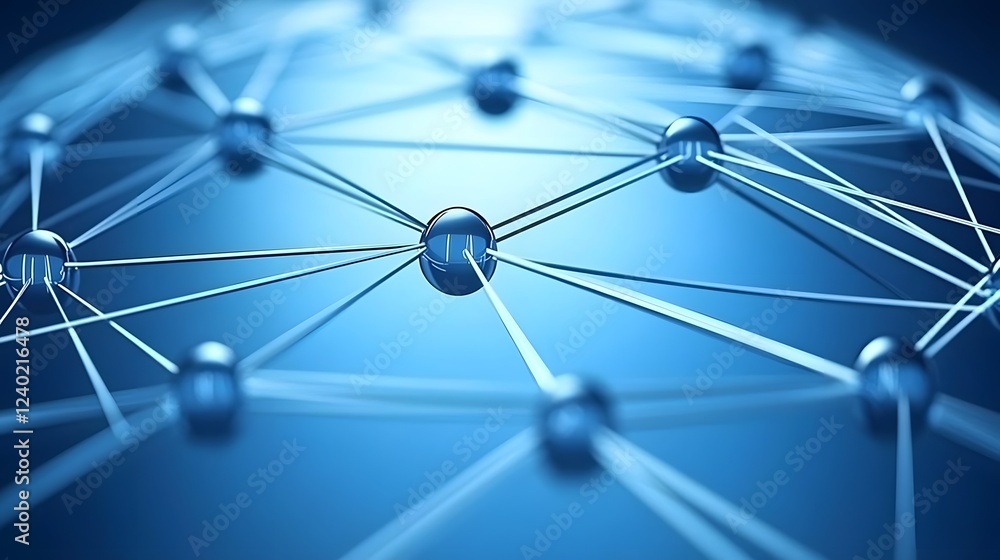 Abstract Network Connection Global Sphere Nodes Abstract Network Connection Global Sphere Nodes