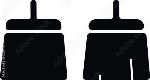 Cleaning vector icon set on white background
