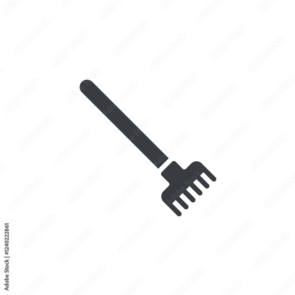 Rake vector icon Rake vector icon