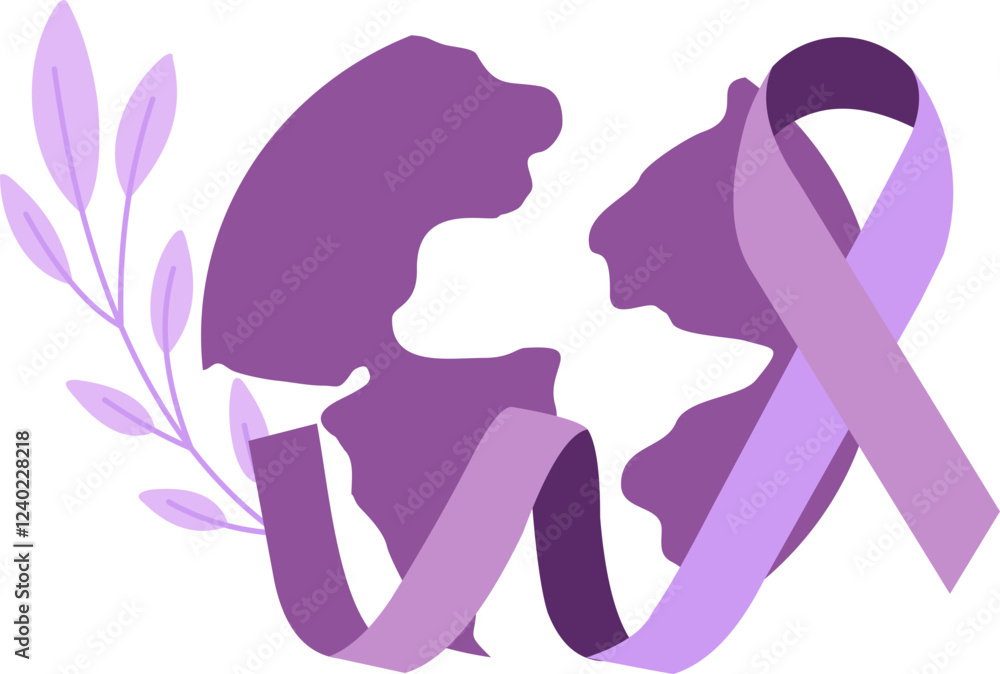 World Cancer Day Illustration World Cancer Day Illustration