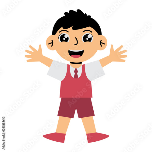 Welcoming Gesture Student