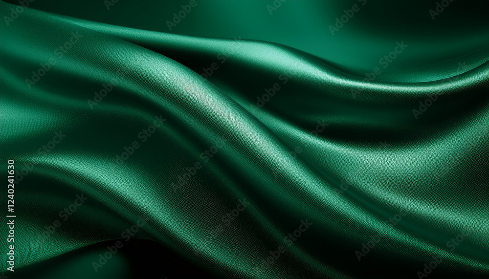 Satin fabric with soft wave for abstract background, part 91 Satin fabric with soft wave for abstract background, part 91