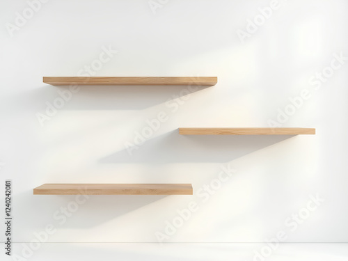 Rack, shelves on a white background