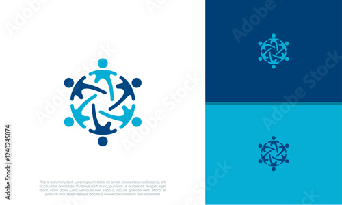 Human Resources Consulting Company, Global Community Logo	