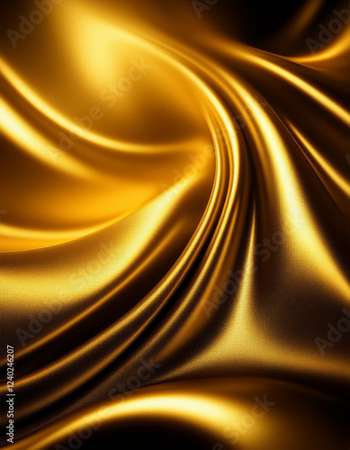 Satin fabric with soft wave for abstract background, part 35