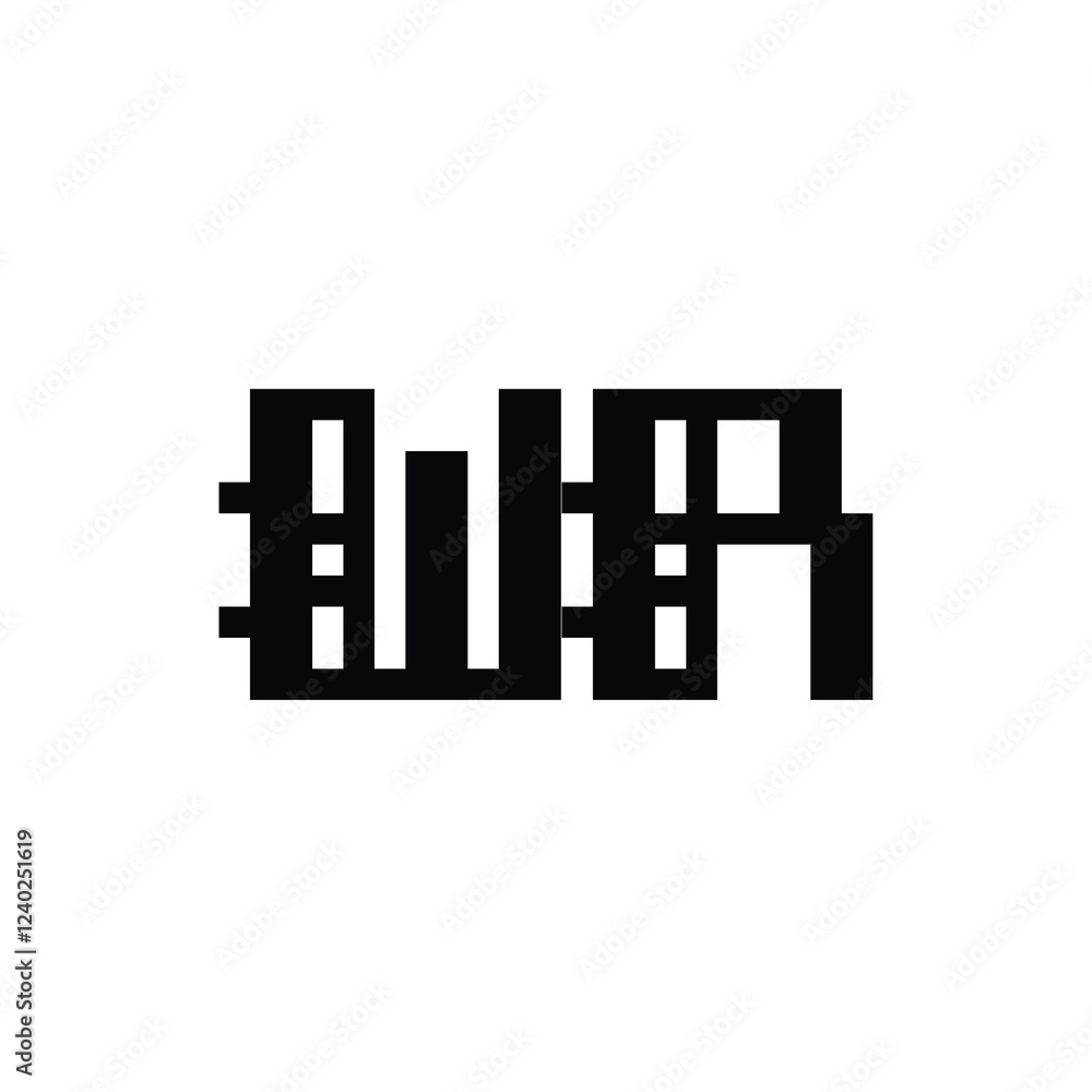 WR monogram logo design letter text name symbol monochrome logotype alphabet character simple logo WR monogram logo design letter text name symbol monochrome logotype alphabet character simple logo