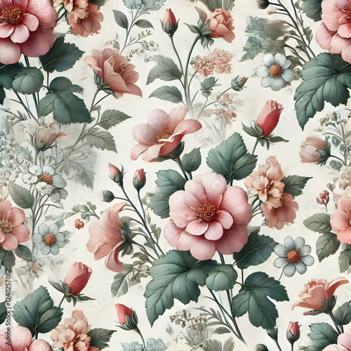 A delicate watercolor painting of flowers, perfect for adding a touch of elegance to any design.