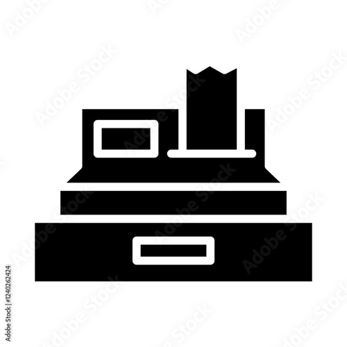 Cashier machine icon