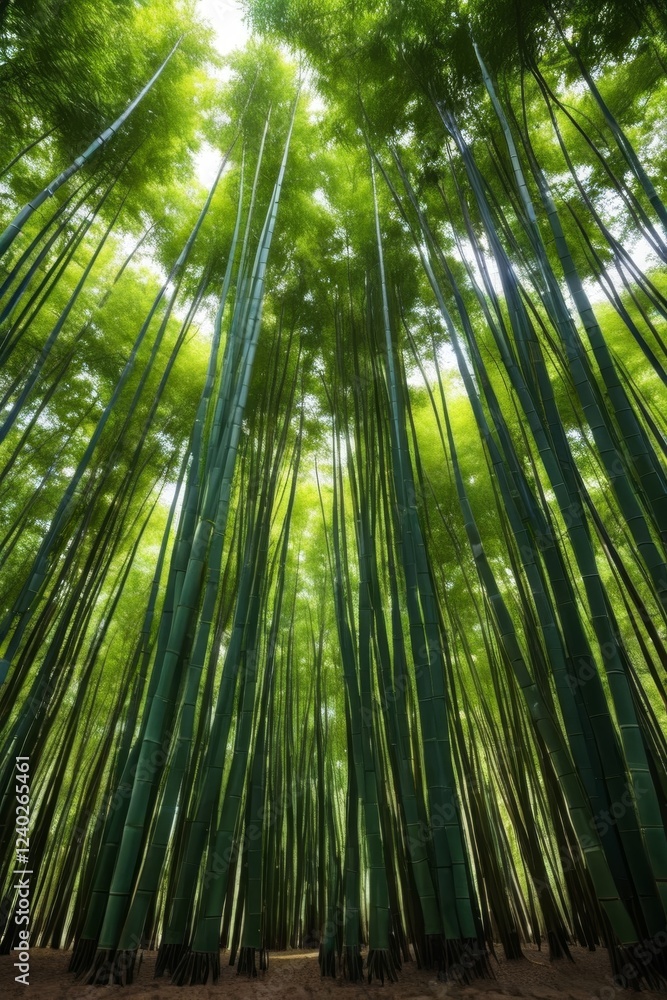 a close up of a tall bamboo tree with green leaves a close up of a tall bamboo tree with green leaves