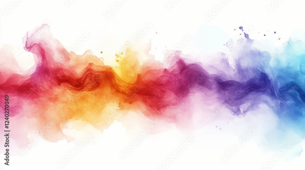 Colorful abstract wavy pattern created with smooth flowing shapes and gradients in vibrant hues Colorful abstract wavy pattern created with smooth flowing shapes and gradients in vibrant hues