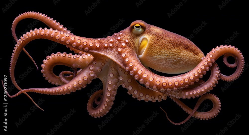 Fototapeta premium Stunning Octopus Closeup Photo High Resolution Image