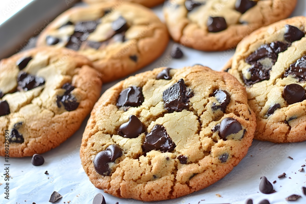 Delicious Homemade Chocolate Chunk Cookies Delicious Homemade Chocolate Chunk Cookies