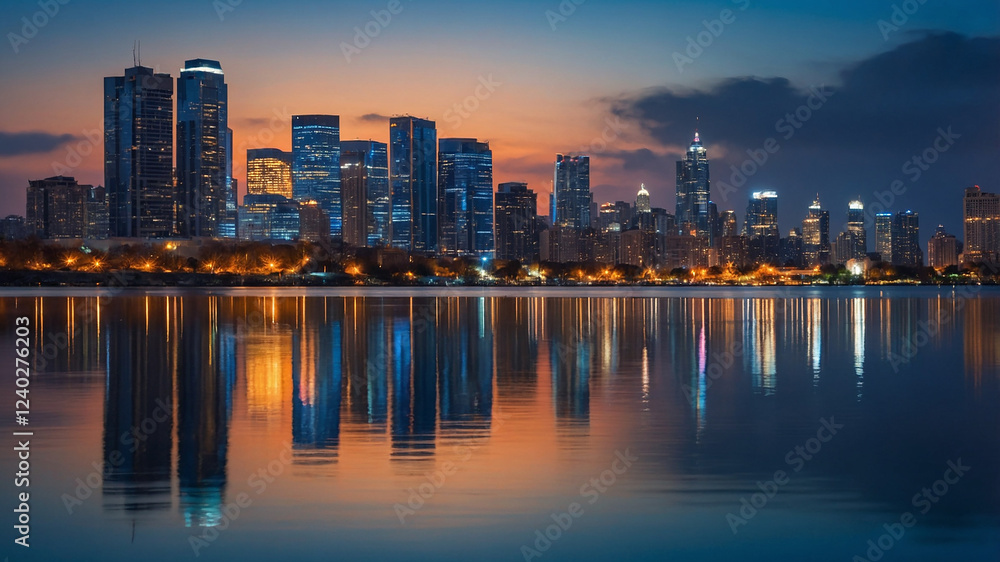 Fototapeta premium Nighttime Serenity in Venice