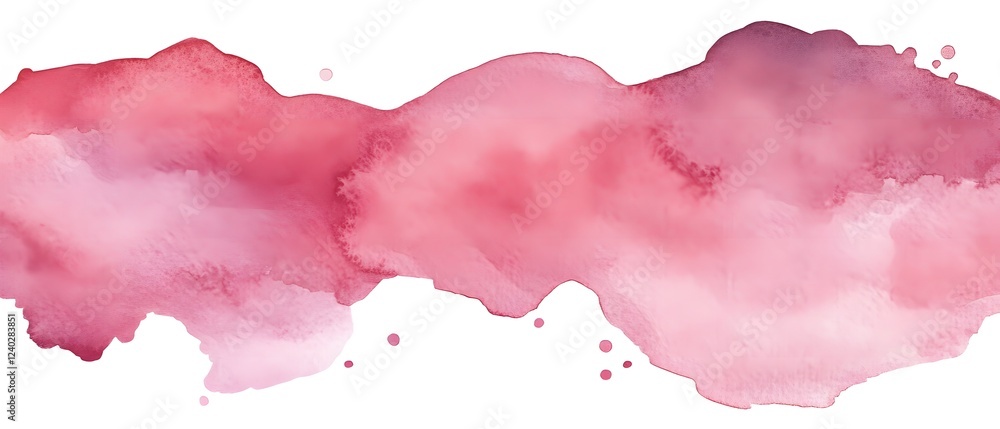 Fototapeta premium Abstract Watercolor Pink and Red Texture Background