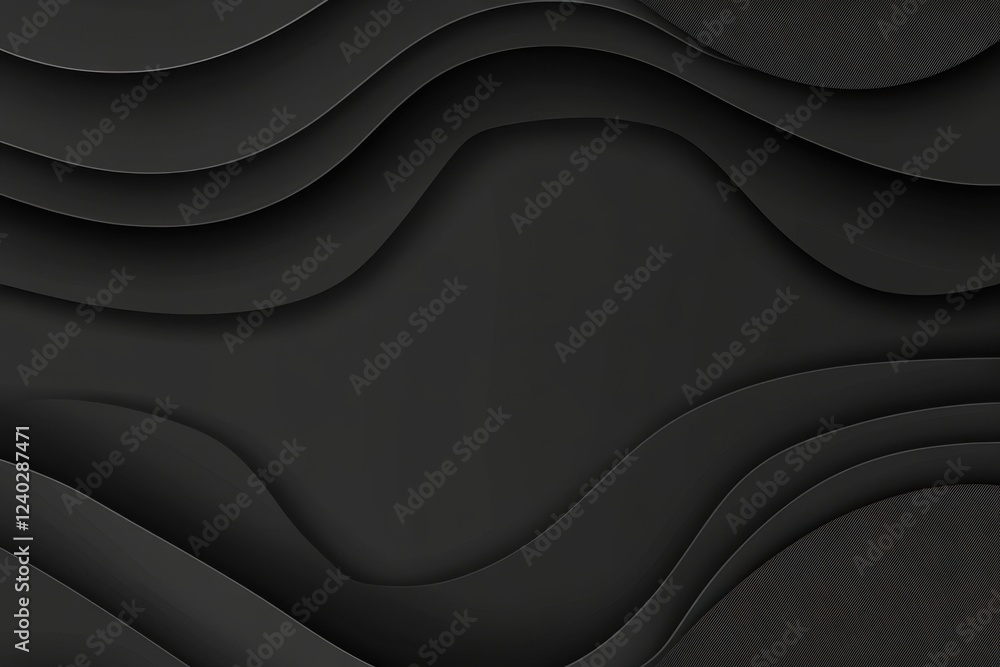 Abstract black wave pattern design background Abstract black wave pattern design background