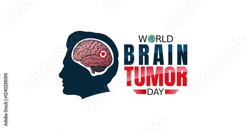 world brain tumor day motion video, ideal for world brain tumor day celebration