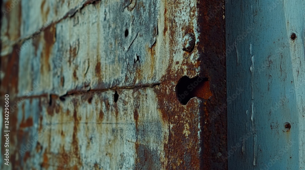 A close-up of a weathered, rusty metal surface with holes, offering a gritty, industrial aesthetic and a glimpse into its enduring past. A close-up of a weathered, rusty metal surface with holes, offering a gritty, industrial aesthetic and a glimpse into its enduring past.