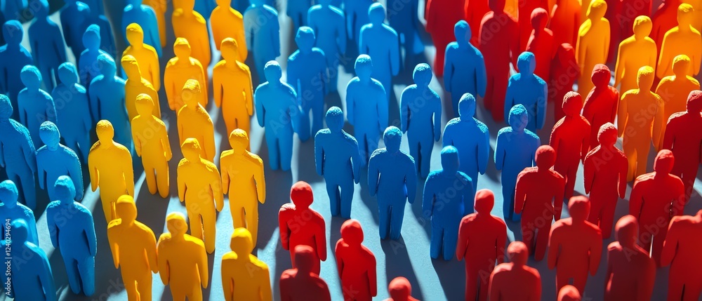 Fototapeta premium Data-driven segmentation improves marketing efficiency.