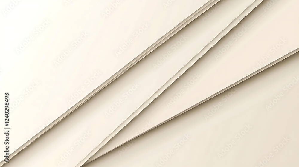 Cream paper sheets, angled, background texture Cream paper sheets, angled, background texture