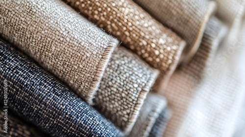 Exploring the Complexity of Intricate Micro-Textures in Woven Threads Portrayed in Soft Neutral Tones with Emphasis on Light and Shadow Play