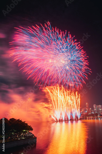 Photography Singapore Countdown FIreworks