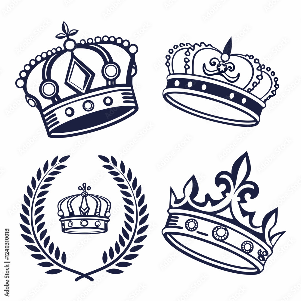 Fototapeta premium set of vector icons