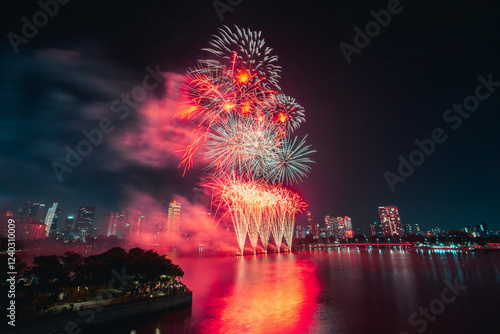 Photography Singapore Countdown FIreworks