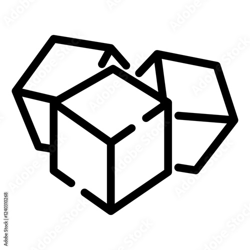 stinky tofu Line Icon