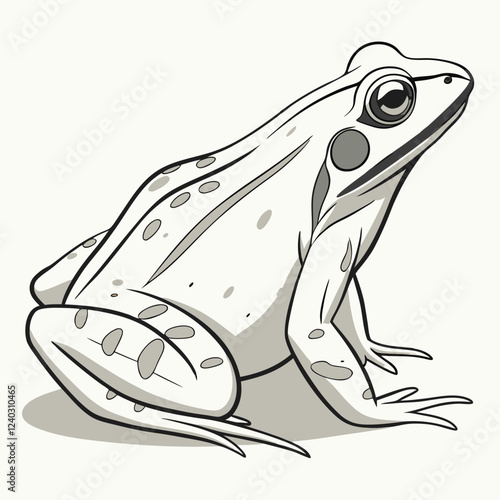 frog on a leaf photo