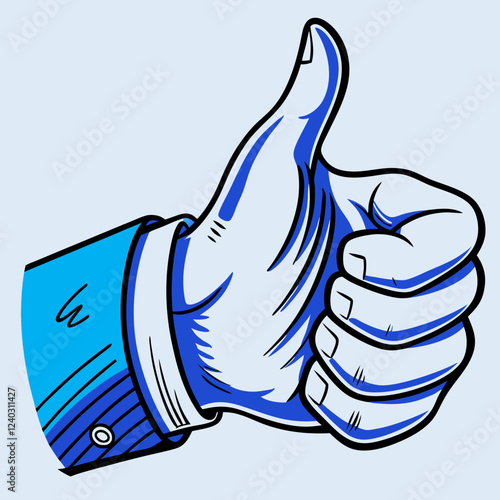 thumb up and down